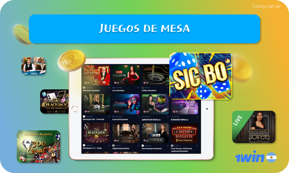 Más de 500 juegos de mesa están disponibles para los jugadores argentinos en 1win Casino, incluyendo variantes clásicas de blackjack, ruleta, baccarat y póquer con diferentes reglas y estilos para adaptarse a las distintas preferencias de los jugadores