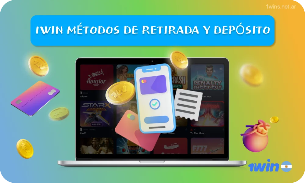 1win Argentina ofrece métodos seguros y legales tanto para retiros como para depósitos, incluyendo tarjetas de débito, monederos electrónicos, transferencias bancarias y criptomonedas, sin cargos adicionales