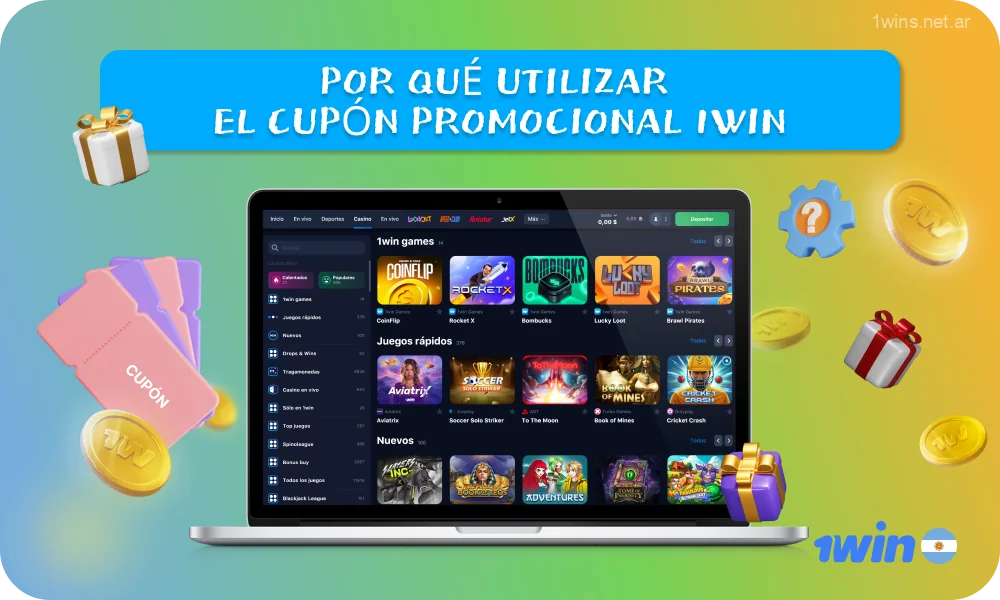 El uso del código promocional de 1win Argentina proporciona un paquete de bonificación exclusivo del 500% para jugadores argentinos con un mínimo esfuerzo