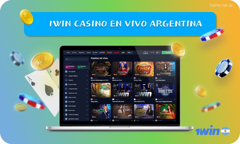 1win Live Casino en Argentina brinda a los jugadores la oportunidad de disfrutar la atmósfera de un casino real a través de transmisión en vivo, donde crupieres profesionales operan las mesas de juego y sus acciones se graban en video y se transmiten