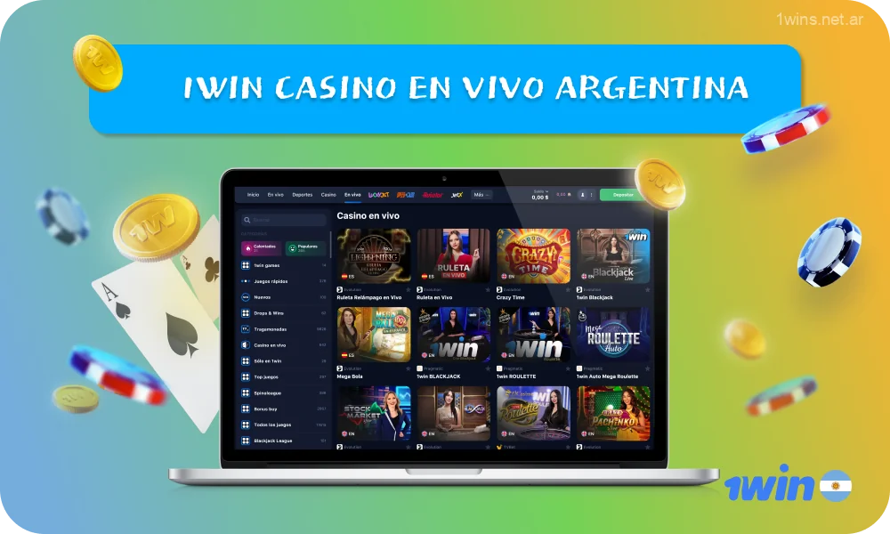 1win Live Casino en Argentina brinda a los jugadores la oportunidad de disfrutar la atmósfera de un casino real a través de transmisión en vivo, donde crupieres profesionales operan las mesas de juego y sus acciones se graban en video y se transmiten