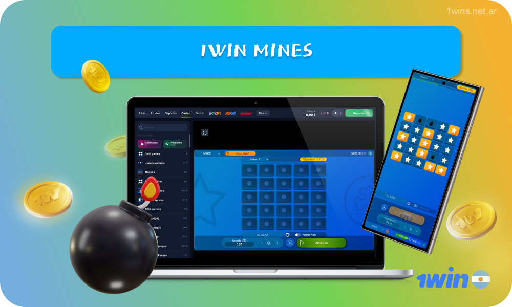 Mines es un juego popular en 1win Casino en Argentina, que ofrece un juego simple e interactivo adecuado para que los principiantes jueguen con dinero real