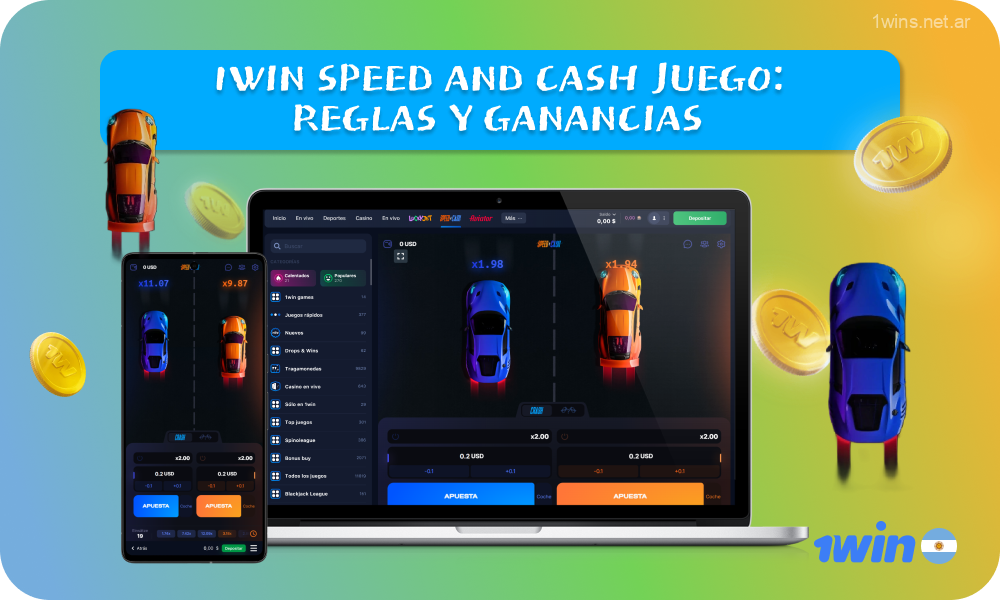 El juego Speed ​​and Cash en la plataforma 1win es particularmente popular en Argentina debido a su simplicidad y la posibilidad de ganancias instantáneas