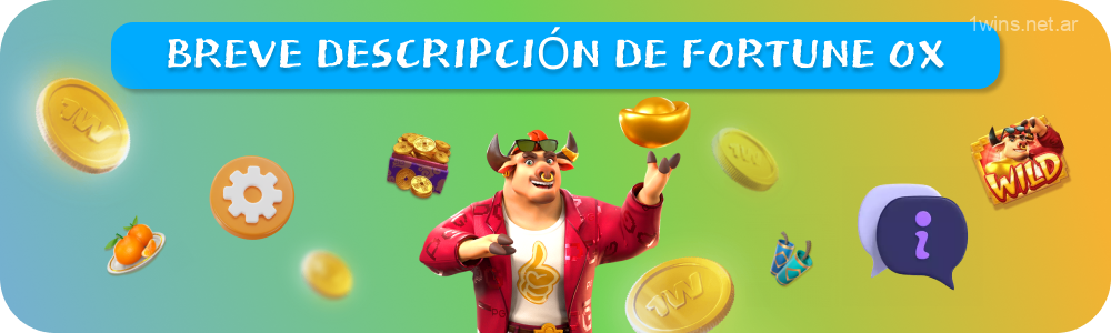 En el juego Fortune Ox 1win, los jugadores argentinos pueden recolectar combinaciones ganadoras de varios personajes temáticos que ofrecen pagos de hasta 2000x