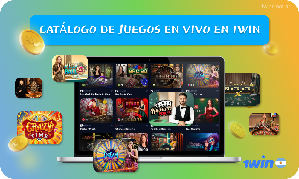 La sección de juegos en vivo de 1win Argentina ofrece más de 500 transmisiones diferentes, incluidos juegos de casino populares en varios idiomas, así como competencias que combinan elementos de programas de televisión con presentadores en vivo y apuestas con dinero real para satisfacer los intereses de los jugadores