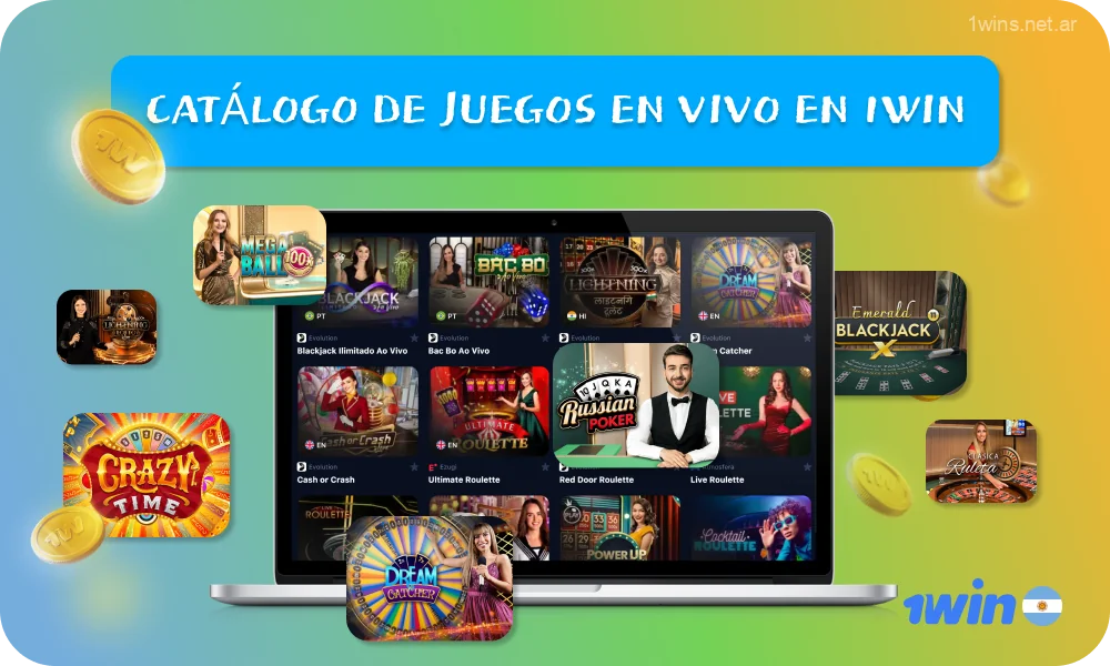 La sección de juegos en vivo de 1win Argentina ofrece más de 500 transmisiones diferentes, incluidos juegos de casino populares en varios idiomas, así como competencias que combinan elementos de programas de televisión con presentadores en vivo y apuestas con dinero real para satisfacer los intereses de los jugadores