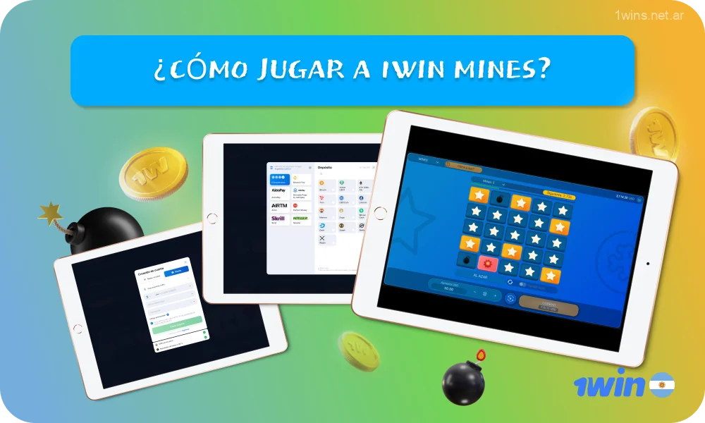 Para comenzar a jugar Mines at 1win, los argentinos necesitarán una cuenta activa y un pequeño depósito, luego de lo cual podrán seleccionar un modo de juego, establecer una apuesta y abrir fichas en la parrilla, apuntando a la máxima ganancia evitando las minas