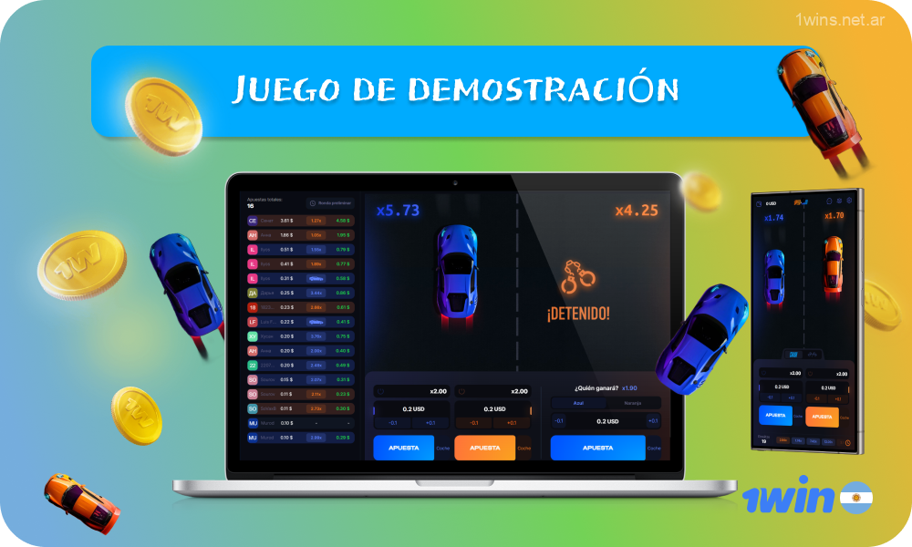 El modo demo de Speed ​​n Cash 1win permite a los argentinos aprender las reglas y estrategias del juego con un riesgo mínimo viendo rondas, estadísticas de apuestas y estudiando las reglas, luego de lo cual pueden realizar un depósito y comenzar a jugar