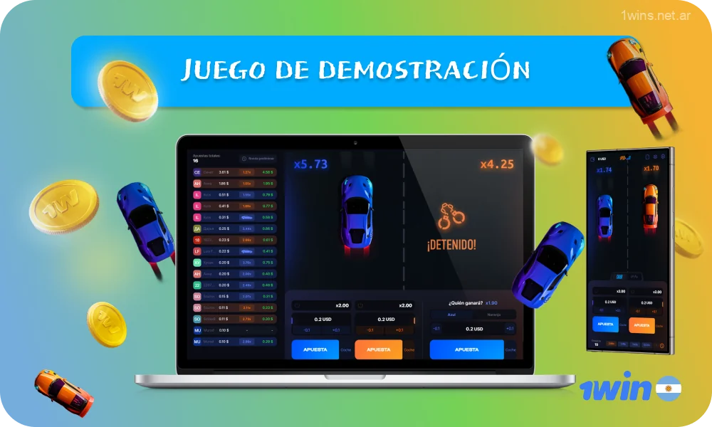 El modo demo de Speed ​​n Cash 1win permite a los argentinos aprender las reglas y estrategias del juego con un riesgo mínimo viendo rondas, estadísticas de apuestas y estudiando las reglas, luego de lo cual pueden realizar un depósito y comenzar a jugar