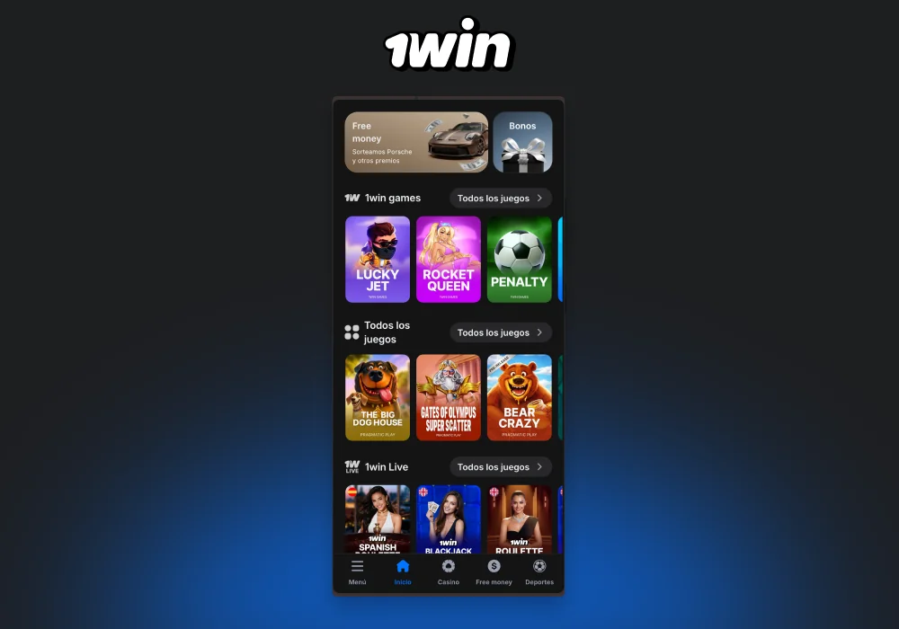 Para descargar la aplicación móvil 1win para Android, vaya al sitio web oficial del casino