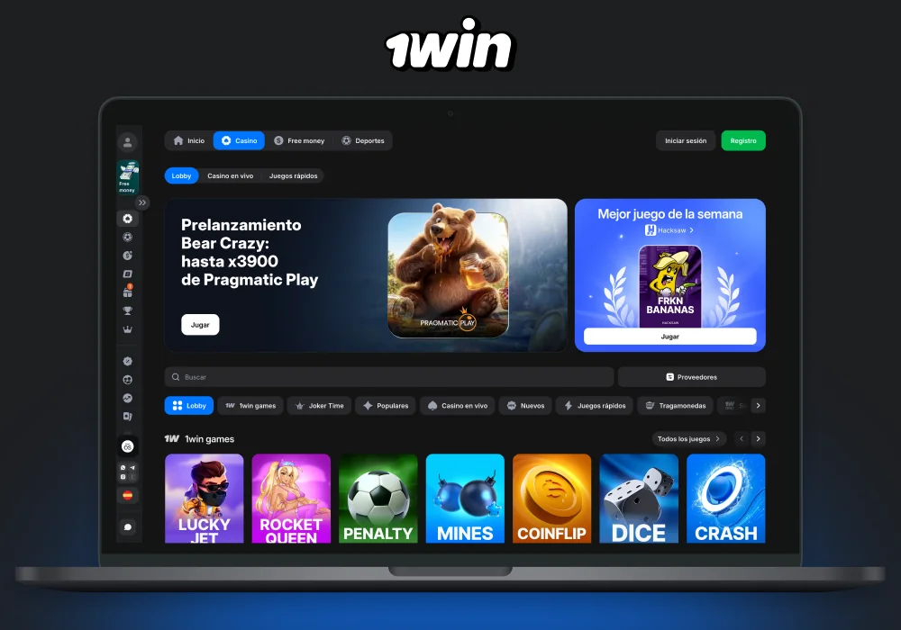 Para iniciar sesión en su cuenta 1win y comenzar a jugar, debe ir al sitio web oficial del casino