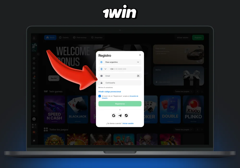 Para empezar a jugar en el casino 1win de Argentina, los jugadores deben abrir el sitio oficial y completar el registro proporcionando la información requerida, como la dirección de correo electrónico, el número de teléfono y la contraseña