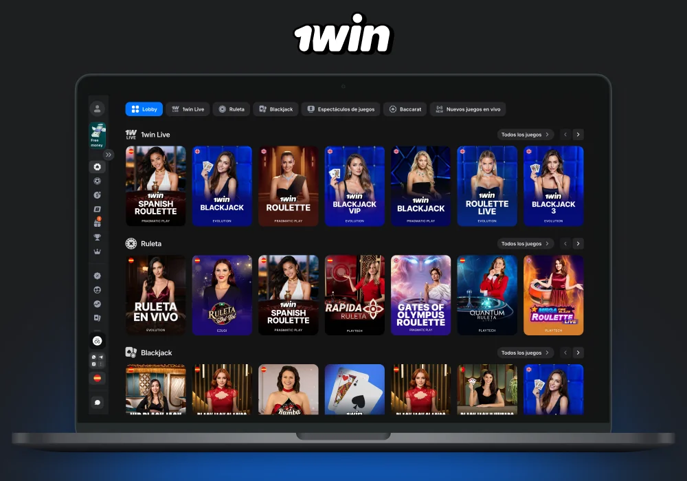 1win casino en Argentina ofrece a los jugadores alrededor de 500 juegos de casino en vivo diferentes, incluyendo póquer, baccarat, blackjack, ruleta y dados, así como espectáculos de juego con una variedad de entretenimiento disponible 24/7