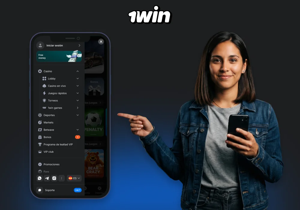 La aplicación 1win Argentina para Android e iOS ofrece una cómoda experiencia de juego con funciones optimizadas para el uso móvil, además de las ventajas añadidas de las notificaciones push y una mayor seguridad