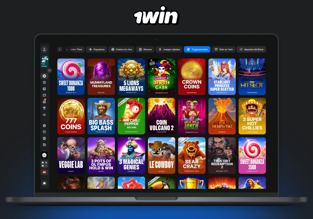 1win Argentina pone a disposición de los usuarios más de 10.000 tragaperras diferentes con distintos estilos, temas y características como rondas de bonificación, botes y multiplicadores, así como varios juegos exclusivos