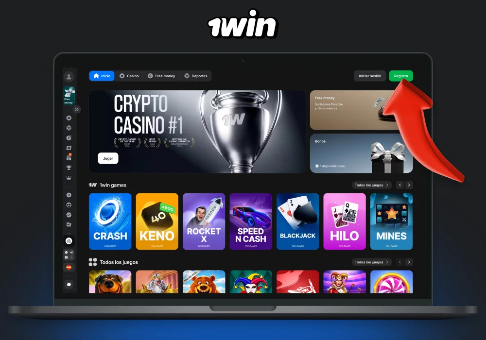 Para crear una cuenta en el casino 1win Argentina, abra el sitio web oficial y haga clic en el botón Crear cuenta en la parte superior