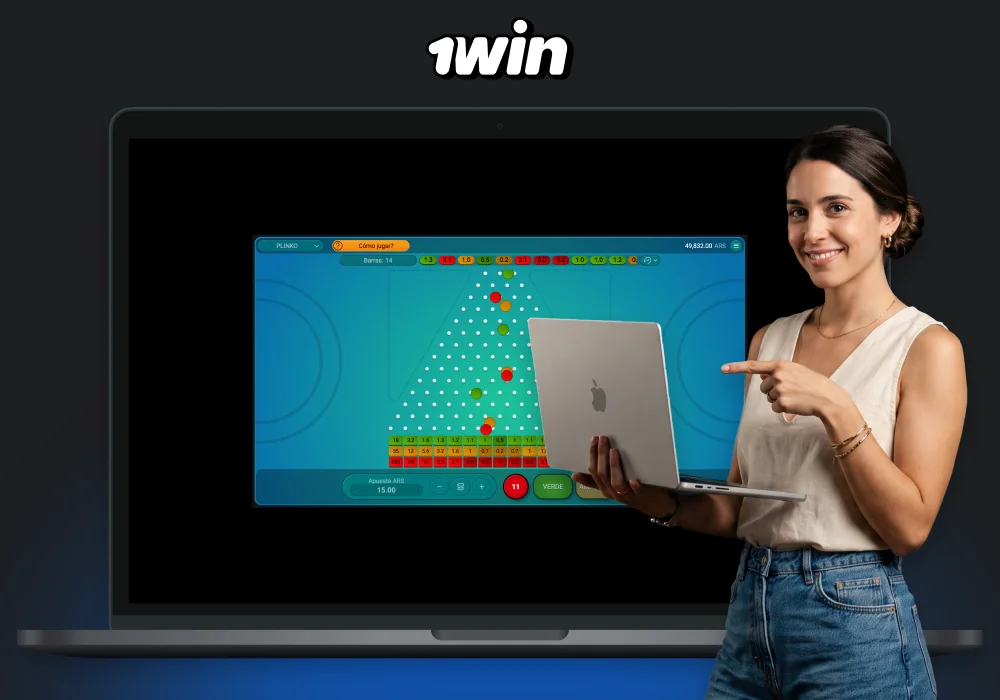 El juego Plinko en 1win tiene resultados completamente aleatorios y ofrece una jugabilidad sencilla, una interfaz fácil de usar y reglas claras