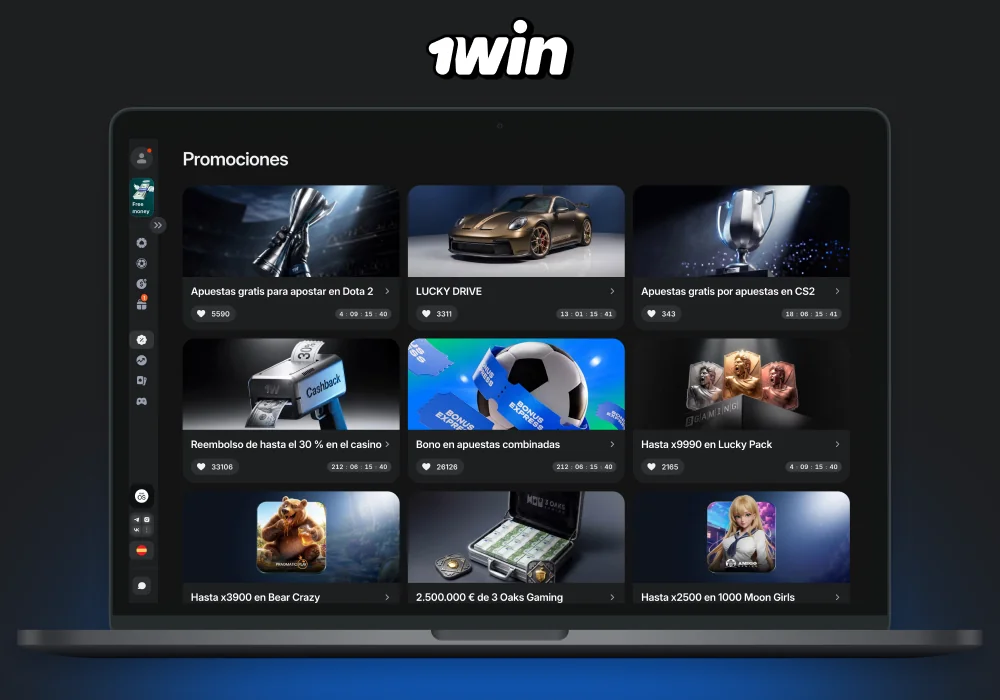En el programa de bonos de 1win Argentina, tanto los nuevos usuarios como los jugadores habituales reciben atractivas recompensas por su actividad, lo que supone un incentivo para registrarse y jugar