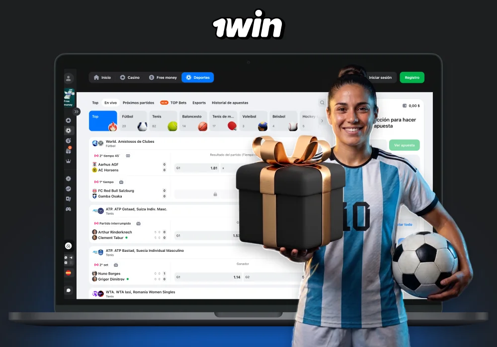 1win ofrece a los nuevos usuarios de Argentina una enorme bonificación deportiva del 500%, disponible tras completar el registro y depositar fondos en una cuenta