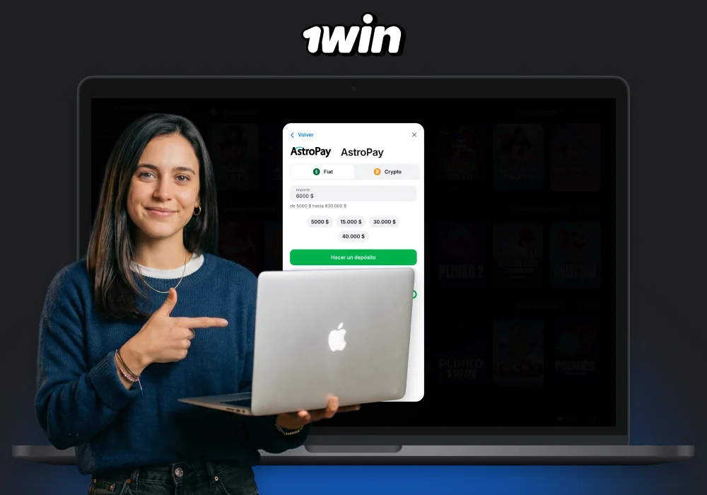 Para realizar un depósito en 1win Argentina sólo tienes que ir a tu perfil, seleccionar la opción de pago, introducir el importe y otros datos, confirmar y esperar a que se acrediten los fondos