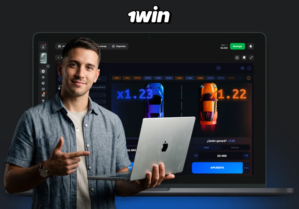 El juego Speed and Cash de 1win permite a los jugadores apostar por coches y ofrece diferentes resultados, como eludir una persecución, ser atrapado o alcanzar una meta, lo que añade variedad al juego y es especialmente apreciado por los jugadores de Argentina